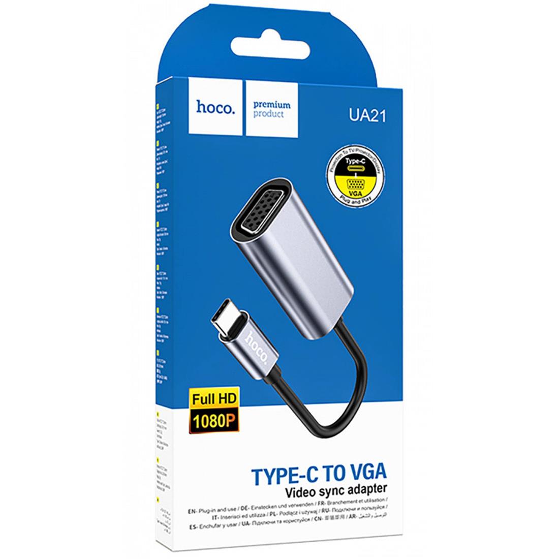 CABLE CONVERSOR USB-C A VGA