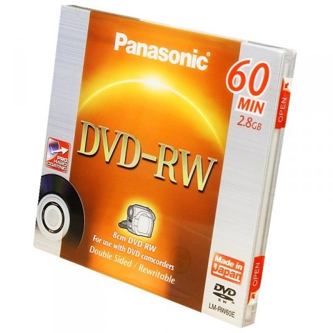 DVD-RW PANASONIC 60MIN