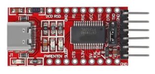 ADAPTADOR USB-C FTDI A TTL SERIAL FT232RL YP-05