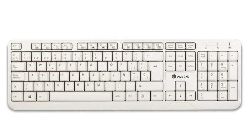 TECLADO USB BLANCO