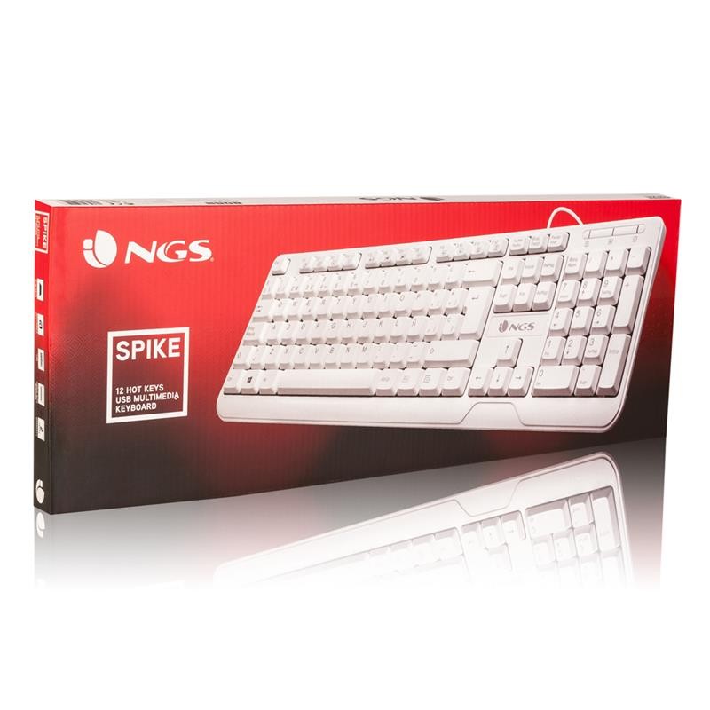 TECLADO USB BLANCO