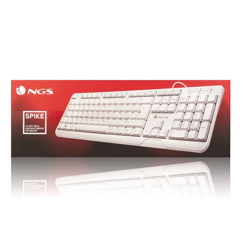TECLADO USB BLANCO