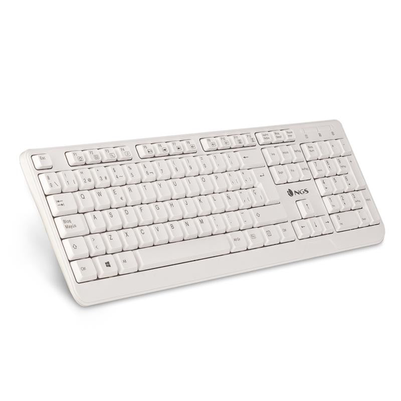 TECLADO USB BLANCO