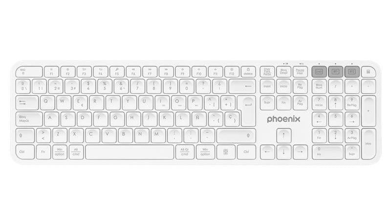 TECLADO INALAMBRICO BLANCO