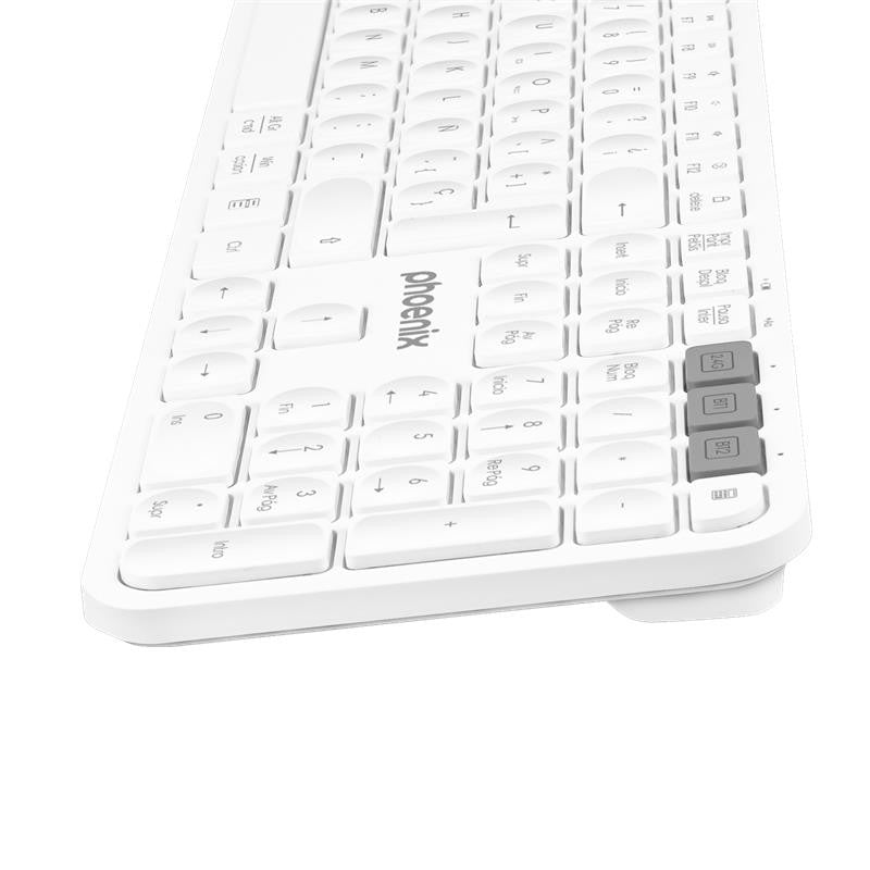TECLADO INALAMBRICO BLANCO