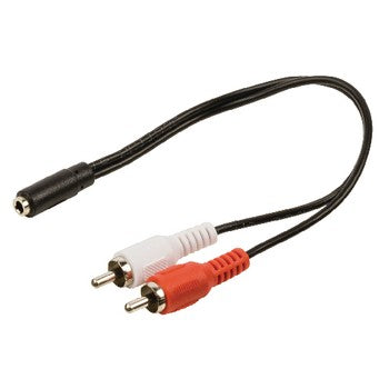 CABLE ADAPTADOR 2RCA/JaACK 3,5 M/H