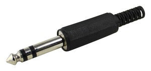 CONECTOR JACK MACHO ESTEREO 6.3MM
