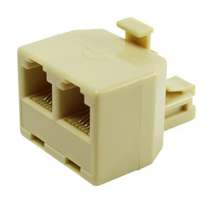 ADAPTADOR DOBLE RJ11 6P/4C