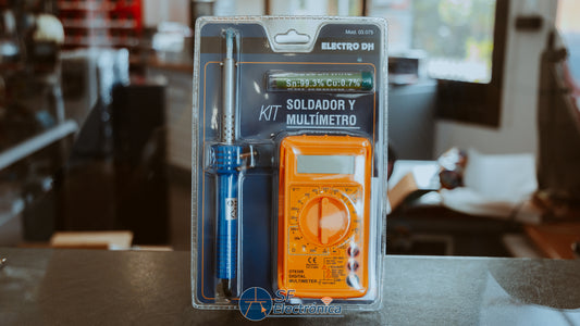 KIT SOLDADOR + TESTER