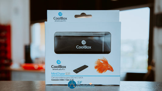 CAJA EXTERNA COOLBOX M.2 SSD SATA M2 USB 3.1