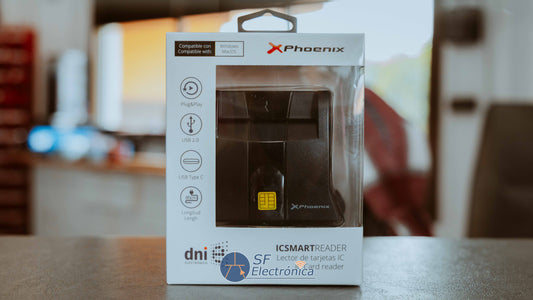 LECTOR DE TARJETAS DNIE USB + ADAPTADOR USB-C